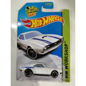 NIP Hot Wheels Workshop 1:64 Die Cast 1968 Chevrolet Copo Camaro Muscle Car
